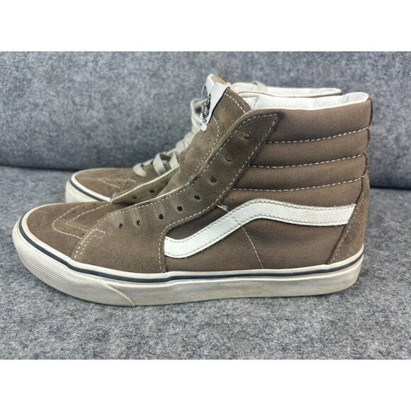 Vans Other - Vans Sk8-Hi Shoe Mens 7 Brown/Tan High Top Lace Up Skateboarding